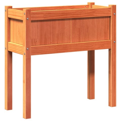 DONICE OGRODOWE NA NOGACH 2 SZT. WOSKOWY BRĄZ SOSNOWE