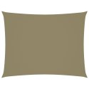 ŻAGIEL PRZECIWSŁONECZNY OGRODOWY WODOODPORNY MARKIZA TARAS PROSTOKĄT 2,5X3,5M BEŻOWY