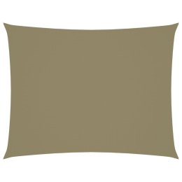 ŻAGIEL PRZECIWSŁONECZNY OGRODOWY WODOODPORNY MARKIZA TARAS PROSTOKĄT 2,5X3,5M BEŻOWY