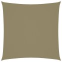 ŻAGIEL PRZECIWSŁONECZNY OGRODOWY WODOODPORNY MARKIZA TARAS KWADRATOWY 4X 4M BEŻOWY