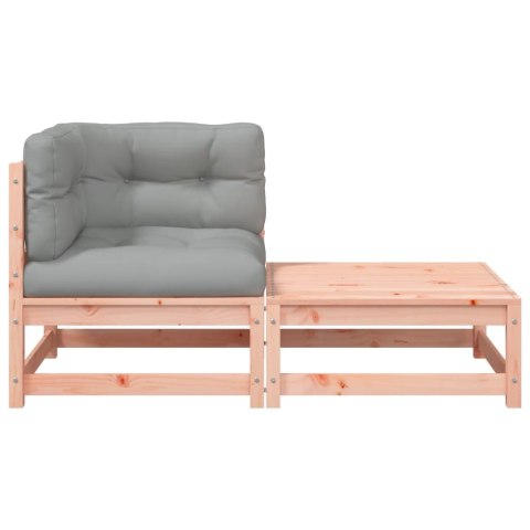 OGRODOWA SOFA NAROŻNA Z PODUSZKAMI I PODNÓŻKIEM