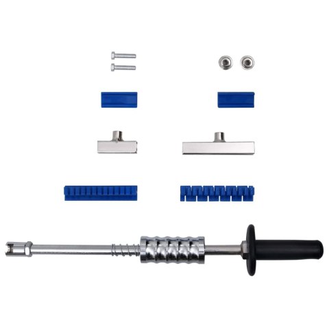 7-CZĘŚCIOWY ZESTAW Z MŁOTKIEM BEZWŁASNOŚCIOWYM STAL WĘGLOWA