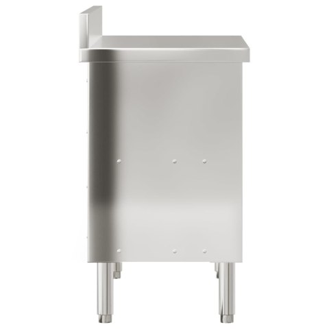 KUCHENNY STÓŁ ROBOCZY Z DRZWIAMI PRZESUWNYMI STAL NIERDZEWNA