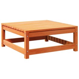 STOŁEK OGRODOWY WOSKOWY BRĄZ 70X70X30CM LITE DREWNO SOSNOWE