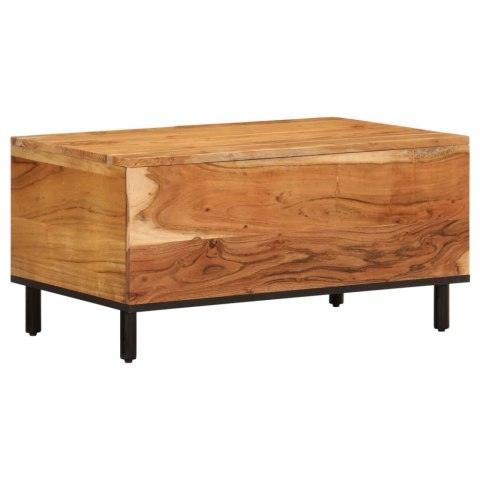 STOLIK KAWOWY 80X50X40CM LITE DREWNO AKACJOWE