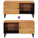 STOLIK KAWOWY 80X50X40CM LITE DREWNO AKACJOWE