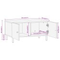 STOLIK KAWOWY 80X50X40CM LITE DREWNO AKACJOWE
