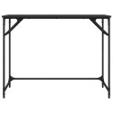 BIURKO CZARNE 100X45X76CM I STAL