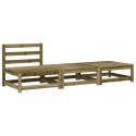 OGRODOWA SOFA BEZ PODŁOKIETNIKÓW Z PODUSZKAMI I PODNÓŻKAMI