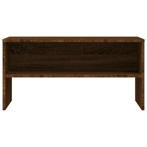 SZAFKA POD TELEWIZOR BRĄZOWY DĄB 80X40X40CM