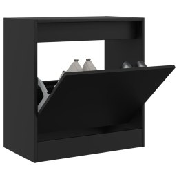SZAFKA NA BUTY CZARNA 60X34X63,5CM
