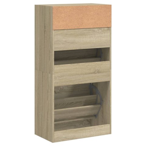SZAFKA NA BUTY DĄB SONOMA 60X34X116CM