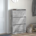 SZAFKA NA BUTY SZAROŚĆ BETONU 80X21X125,5CM