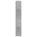 SZAFKA NA BUTY SZAROŚĆ BETONU 80X21X125,5CM