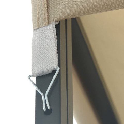 ALTANA ZE SZNUREM LAMPEK LED 3X3M KREMOWA