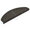 SAMOPRZYLEPNE NAKŁADKI NA SCHODY 15 SZT ANTRACYT 65X21X4CM