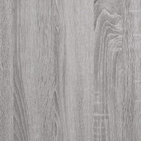 STOLIK KAWOWY SZKLANE DRZWICZKI SZARY DĄB SONOMA 68,5X50X50CM