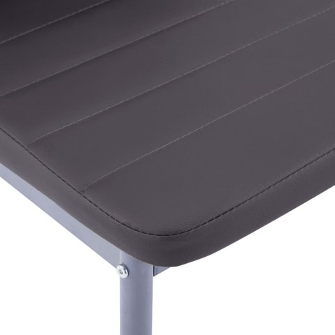 5-CZĘŚCIOWY ZESTAW MEBLI DO JADALNI SZARY