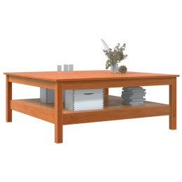 STOLIK KAWOWY WOSKOWY BRĄZ 100X100X40CM LITE DREWNO SOSNOWE