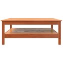 STOLIK KAWOWY WOSKOWY BRĄZ 100X100X40CM LITE DREWNO SOSNOWE