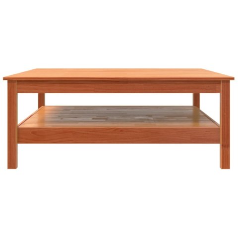 STOLIK KAWOWY WOSKOWY BRĄZ 100X100X40CM LITE DREWNO SOSNOWE