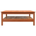 STOLIK KAWOWY WOSKOWY BRĄZ 100X100X40CM LITE DREWNO SOSNOWE