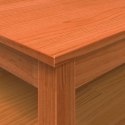 STOLIK KAWOWY WOSKOWY BRĄZ 100X100X40CM LITE DREWNO SOSNOWE