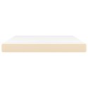 MATERAC KIESZENIOWY KREMOWY 180X200X20CM TKANINA
