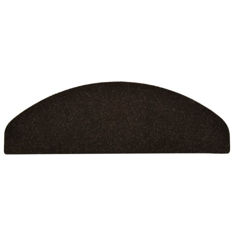 SAMOPRZYLEPNE NAKŁADKI NA SCHODY 15 SZT. CIEMNY BRĄZ