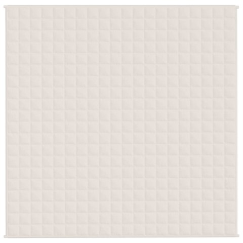 KOC OBCIĄŻENIOWY KREMOWY 200X200CM 9KG TKANINA