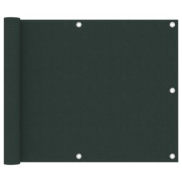 PARAWAN BALKONOWY CIEMNOZIELONY 75X300CM WODOODPORNY