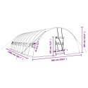 SZKLARNIA ZE STALOWĄ RAMĄ BIAŁA 60M² 10X6X2,85M