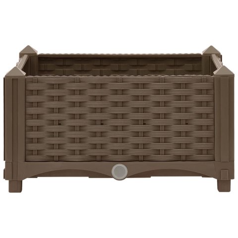 DONICA OGRODOWA DO PODNIESIONEJ RABATY 40X40X23CM POLIPROPYLEN