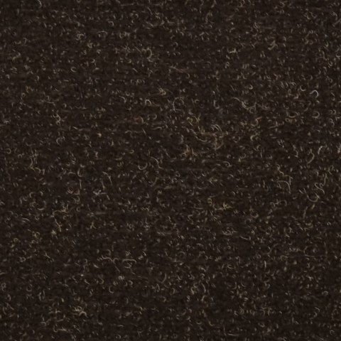 SAMOPRZYLEPNE NAKŁADKI NA SCHODY 15SZT. CIEMNY BRĄZ 56X17X3CM