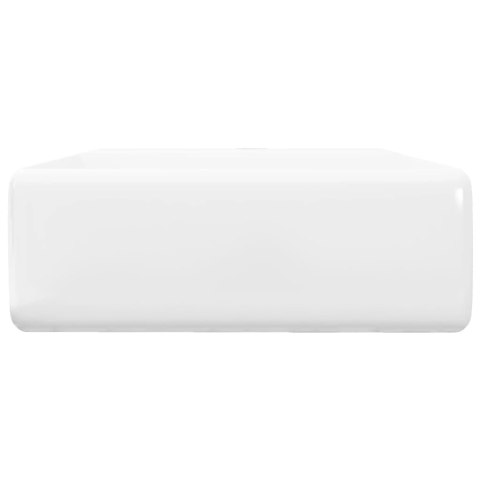 LUKSUSOWA UMYWALKA PROSTOKĄTNA Z OTWOREM PRZELEWOWYM I NA KRAN