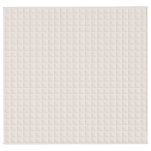 KOC OBCIĄŻENIOWY KREMOWY 220X230CM 11KG TKANINA