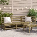 OGRODOWA SOFA 3-OSOBOWA IMPREGNOWANE DREWNO SOSNOWE