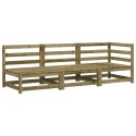 OGRODOWA SOFA 3-OSOBOWA IMPREGNOWANE DREWNO SOSNOWE