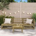 OGRODOWA SOFA 3-OSOBOWA IMPREGNOWANE DREWNO SOSNOWE