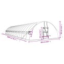 SZKLARNIA ZE STALOWĄ RAMĄ BIAŁA 120M² 20X6X2,85M