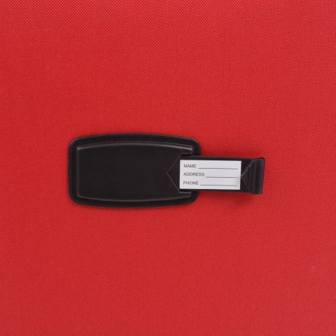 3-CZĘŚCIOWY KOMPLET WALIZEK PODRÓŻNYCH CZERWONY