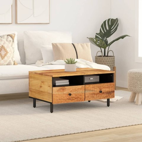 STOLIK KAWOWY 80X54X40CM LITE DREWNO AKACJOWE