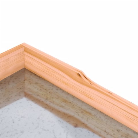 STOLIK OGRODNICZY Z PÓŁKAMI BRĄZOWY 78X38X82,5CM JODŁOWY