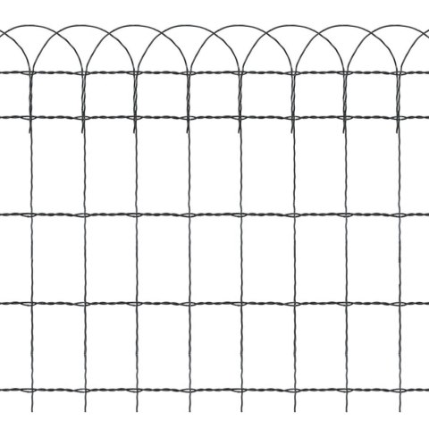 OBRZEŻE OGRODOWE MALOWANE PROSZKOWO ŻELAZO 25X 0,65M