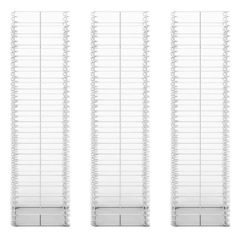 ZESTAW 3 KOSZY GABIONOWYCH GABION 25X25X100CM