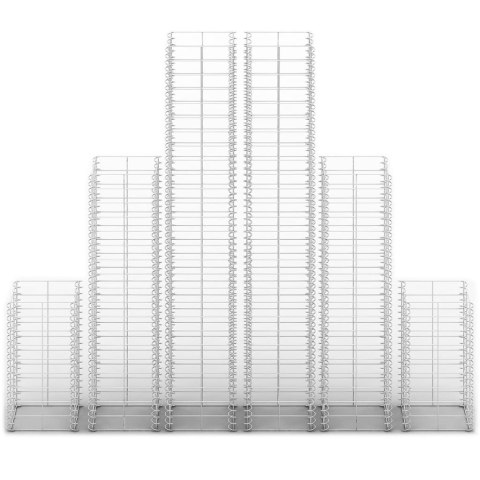 ZESTAW 6 KOSZY GABIONOWYCH GABION