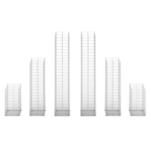 ZESTAW 6 KOSZY GABIONOWYCH GABION