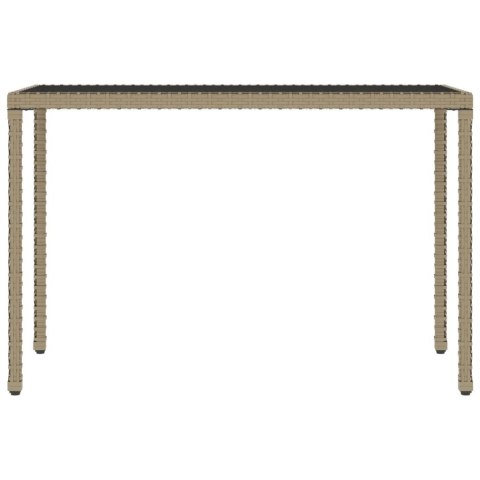 6-CZ. ZESTAW MEBLI OGRODOWYCH Z PODUSZKAMI BEŻOWY POLIRATTAN