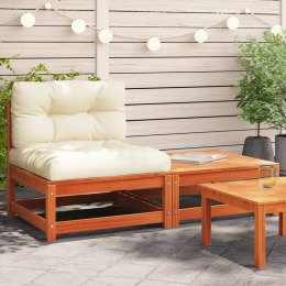 OGRODOWA SOFA BEZ PODŁOKIETNIKÓW Z PODUSZKAMI I PODNÓŻKIEM