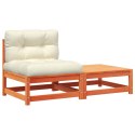 OGRODOWA SOFA BEZ PODŁOKIETNIKÓW Z PODUSZKAMI I PODNÓŻKIEM